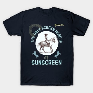 Unplugged Life Horseback Riding TShirt T-Shirt